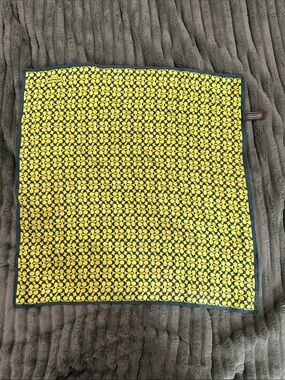 Coach Green Silk Square Scarf